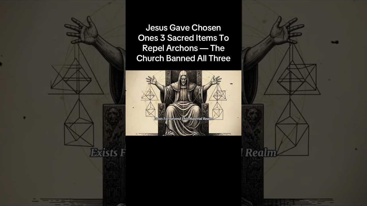 Jesus Gave Chosen Ones 3 Sacred Items To Repel Archons &mdash; The Church Banned All Three