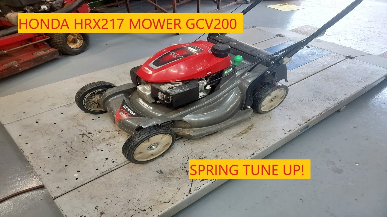 Honda HRX217 Lawn Mower GCV200 | Spring Tune Up!