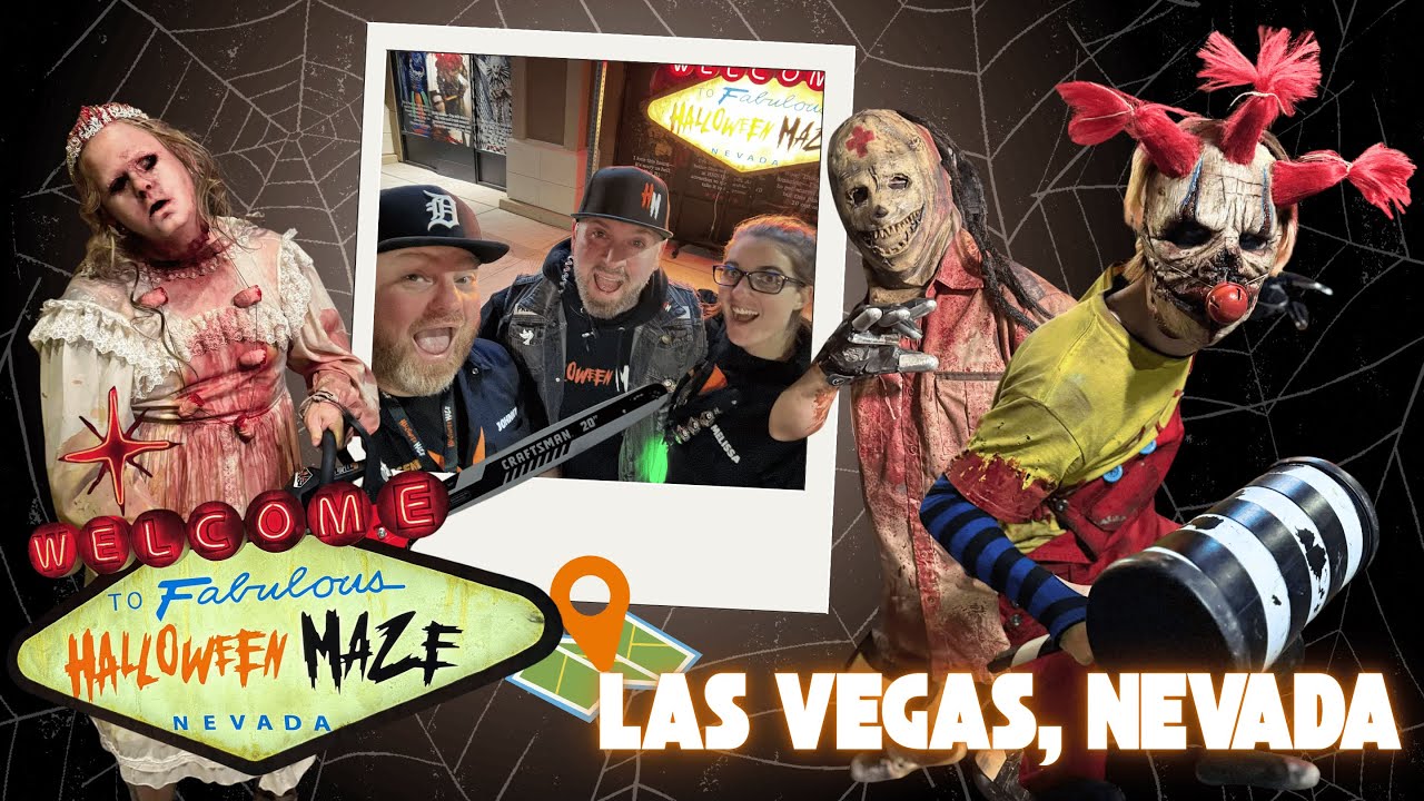 Halloween Maze Las Vegas 2025 | Haunted House Highlights in 4K