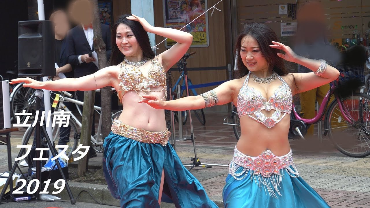 華麗で美しいベリーダンス　立川南フェスタ2019　Beautiful Belly Dance in TACHIKAWA MINAMI FESTA by MS Belly Dance Studio