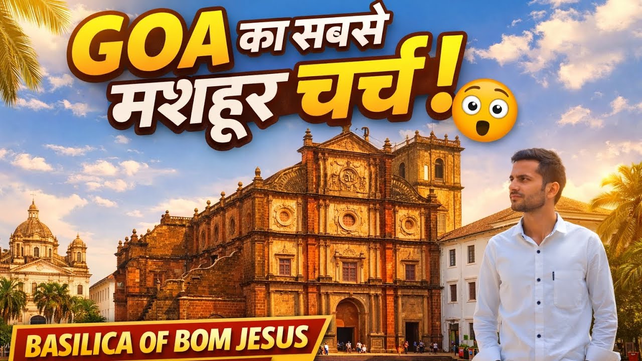 Old Goa Church Vlog | Basilica of Bom Jesus | Goa Travel 2026♥️😍