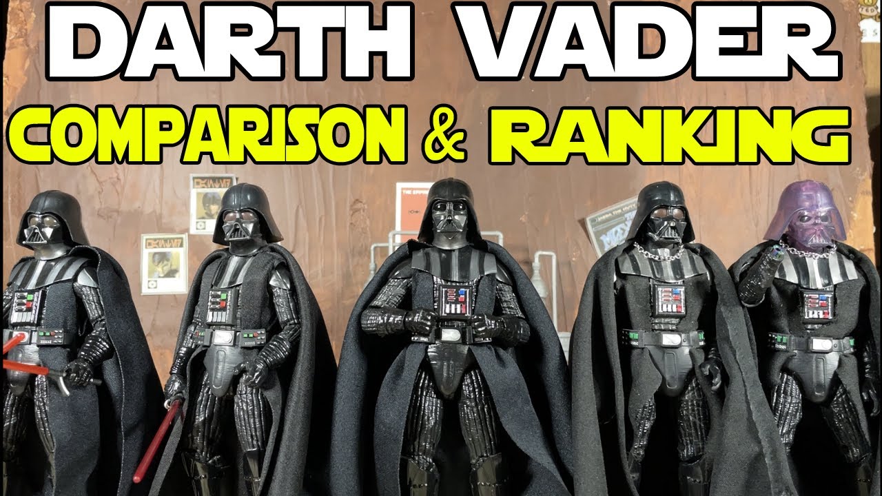 DARTH VADER Black Series Comparison & Ranking - Who Is The Best?!?