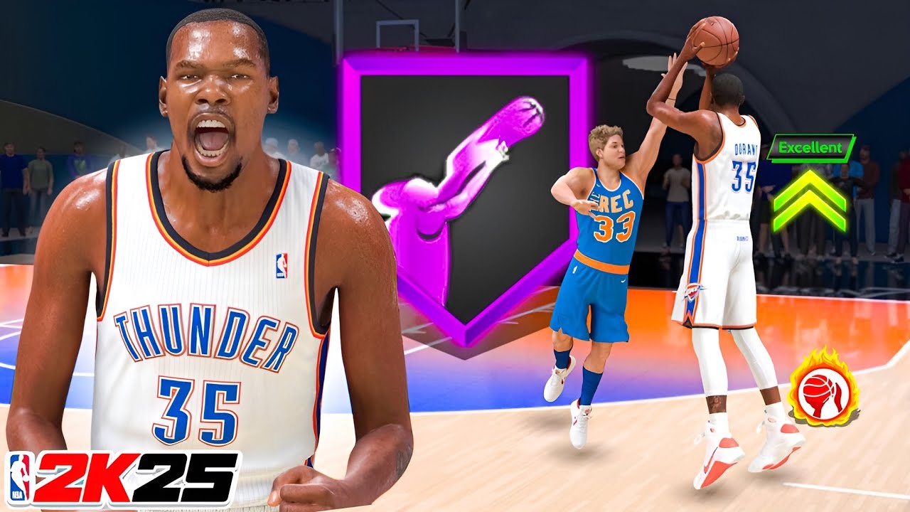 This KEVIN DURANT BUILD is UNGUARDABLE in RANDOM REC on NBA 2K25