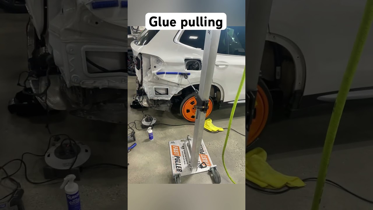 Glue pulling / BMW REPAIR #luxurycarrepair #gpr #repair #automotive r