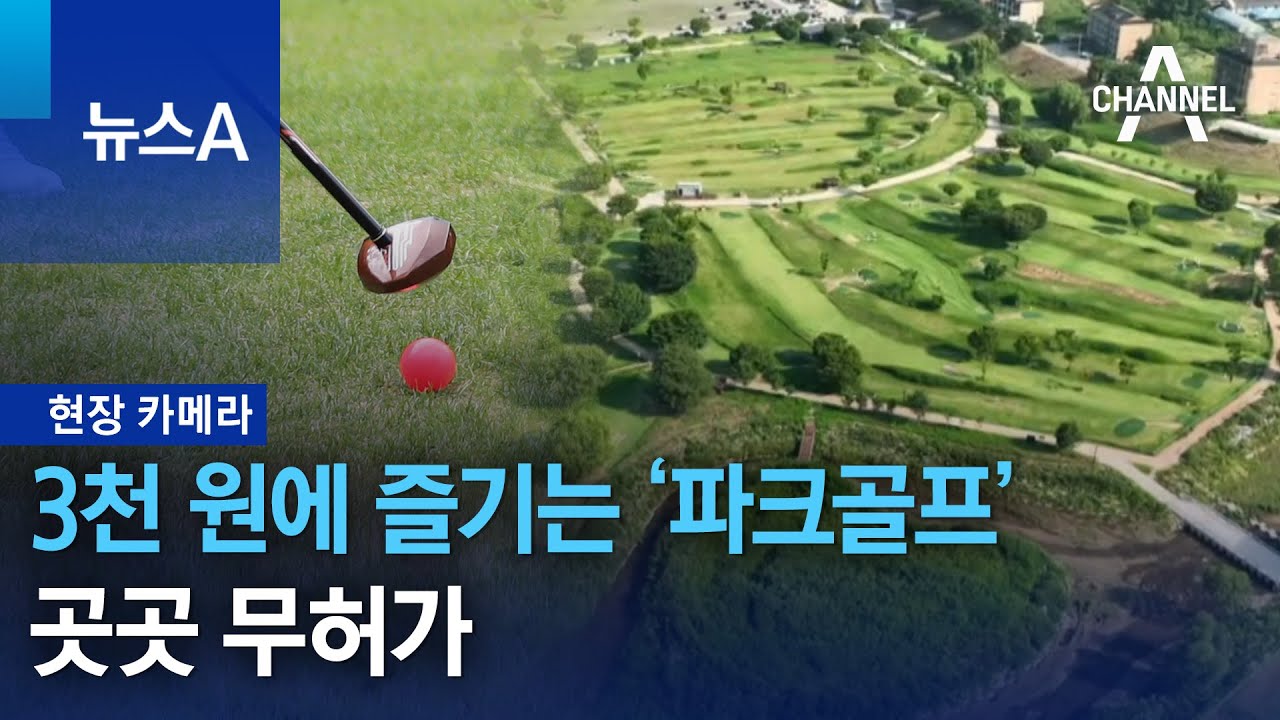 [현장 카메라]3천 원에 즐기는 ‘파크골프’…곳곳 무허가 | 뉴스A