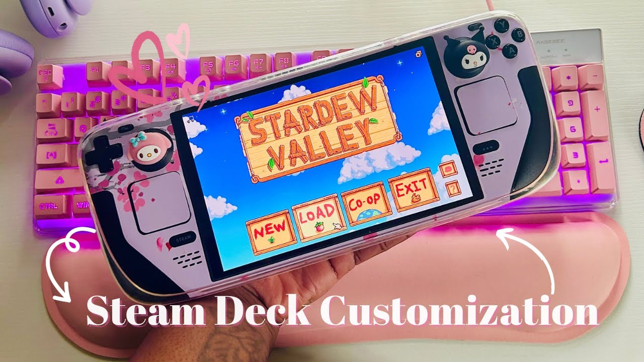 🌸 Customize My Steam Deck OLED With Me 🌸
