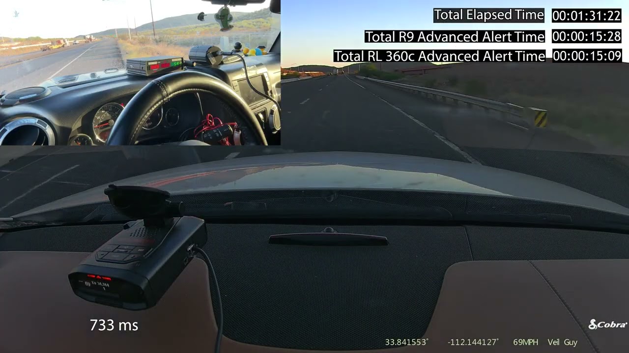 Тест-драйв радар-детектора Escort Redline 360c №1, проведенный VeilGuy RadarBusters