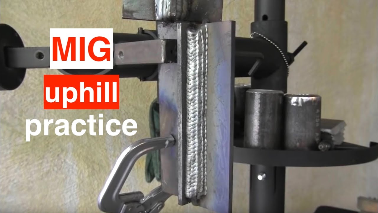 Mig Welding Basics part 7 Vertical Tee Joint Drill
