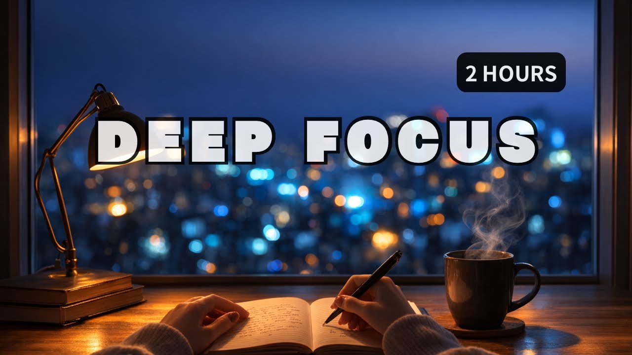 Rain Sounds for Studying ☔ 2 Hours Deep Focus & Work Ambience | No Talking