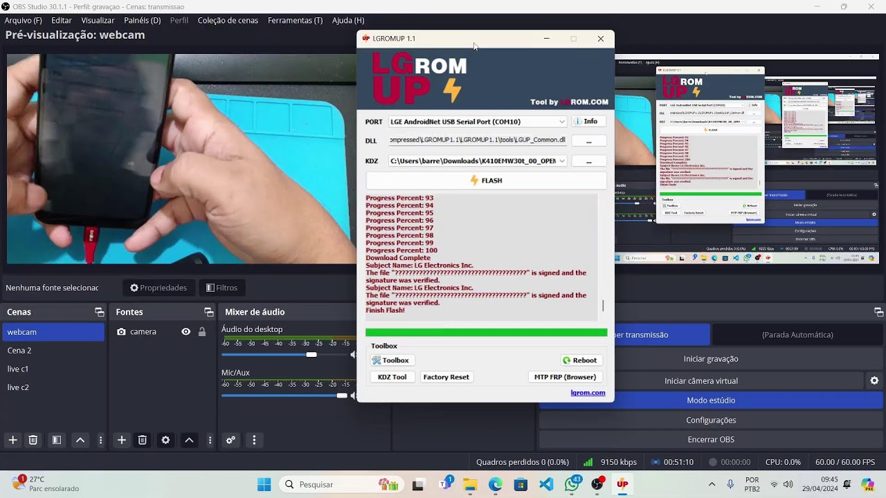 Como voltar a rom do LG k41s para fazer desbolqueio da conta google