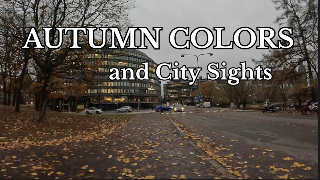 What it's like to Walk Around Helsinki in Autumn.
