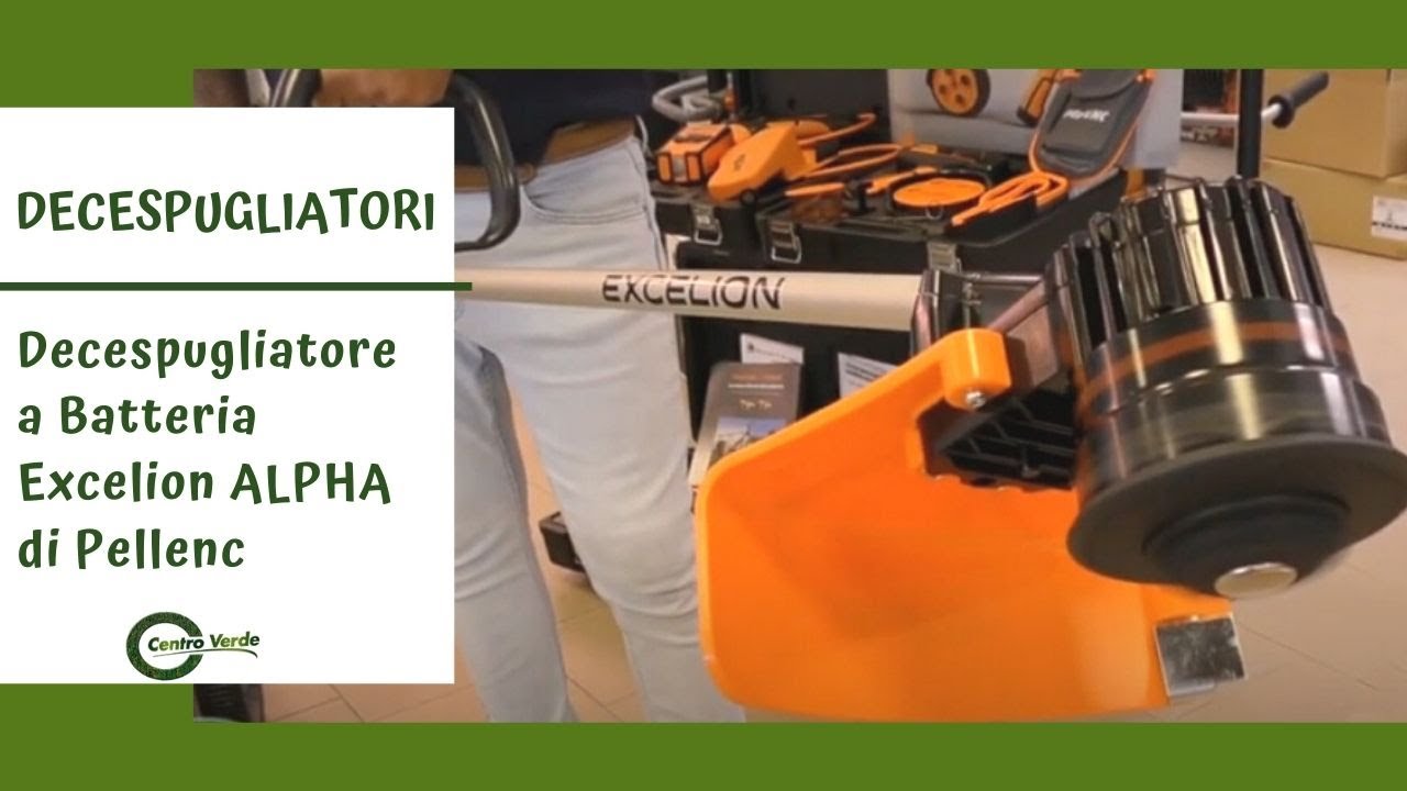 Decespugliatore a Batteria Excelion ALPHA Pellenc - Il Decespugliatore dalle grandi prestazioni