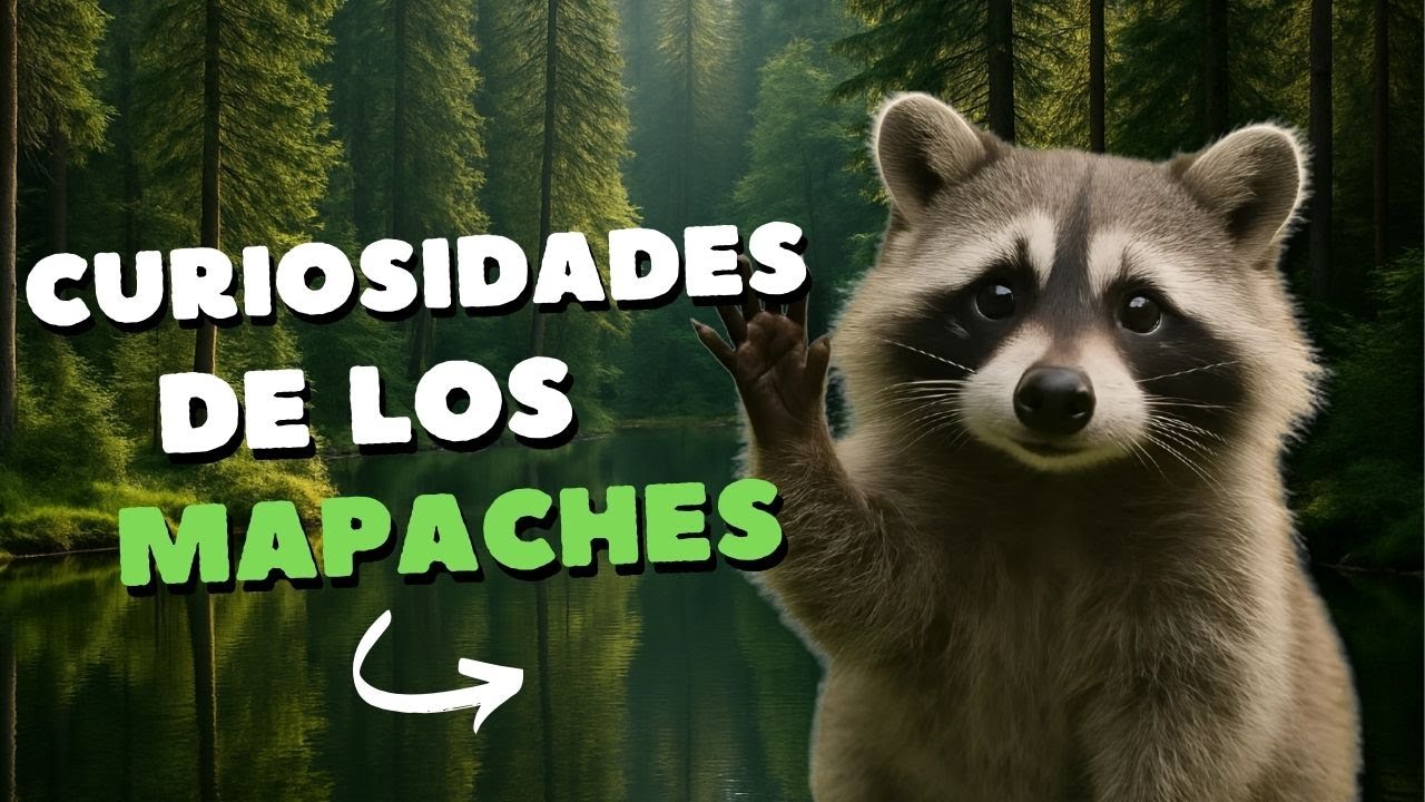 10 curiosidades que no sabías sobre los mapaches 🦝
