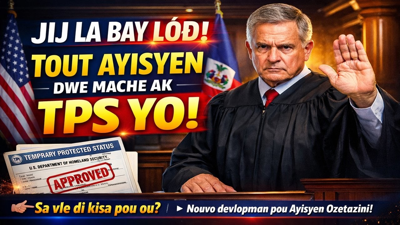 Nouvo Lòd Sou TPS! Sa Tout Ayisyen Dwe Konnen Pa bliye like, pataje, epi abòne ak chanèl la