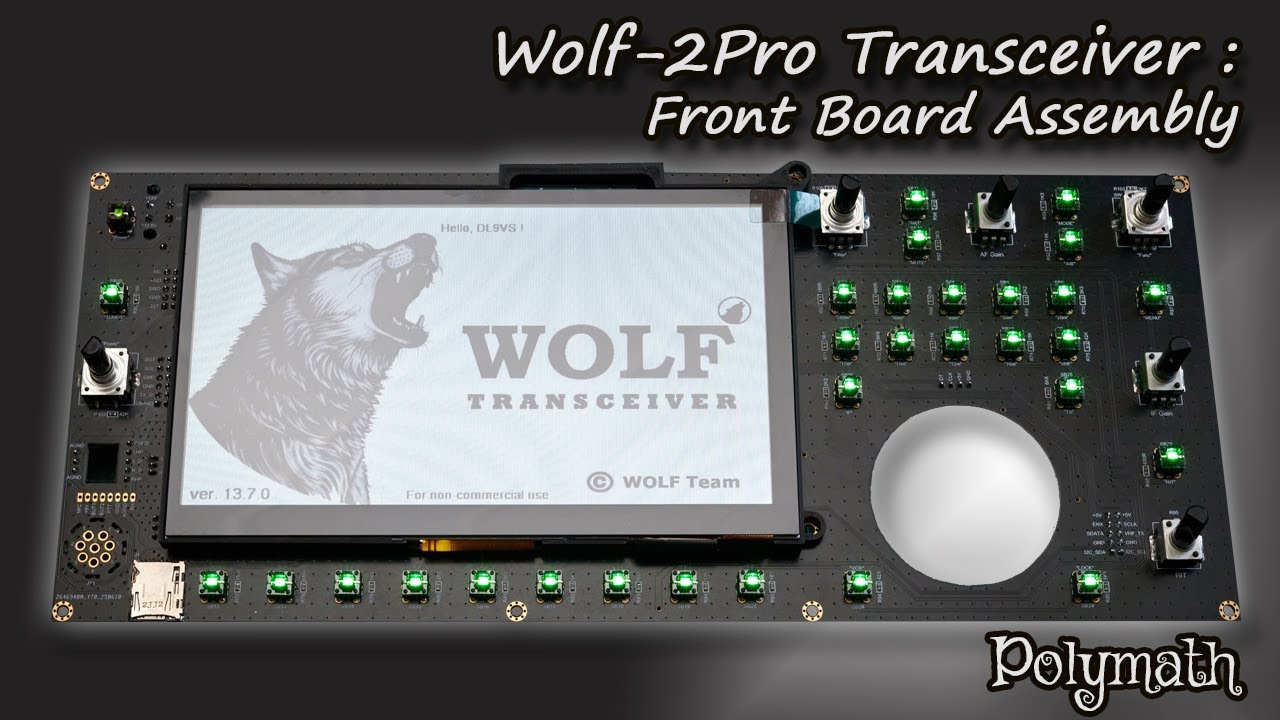 Wolf-2Pro Transceiver : Front Board Assembly
