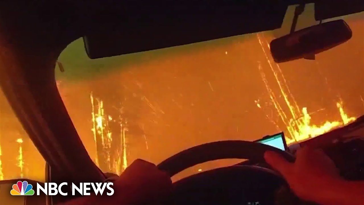 Bodycam shows Washington state deputy narrowly escape raging wildfire