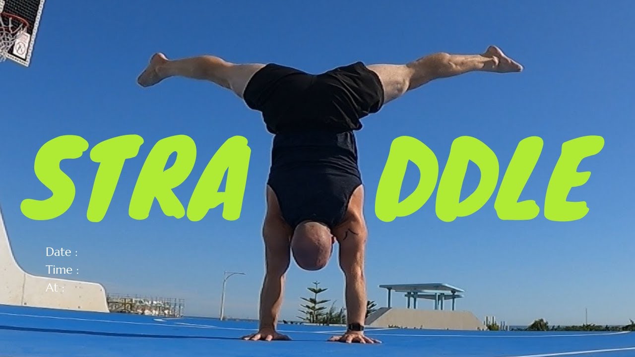 LEARN How To Straddle Handstand. Wall and Freestanding