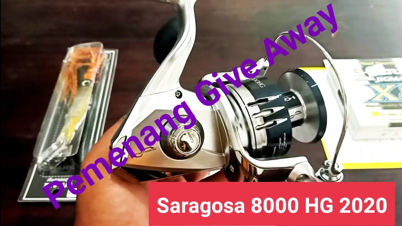 Shimano Saragosa 8000 HG 2020 & Pemenang Give Away