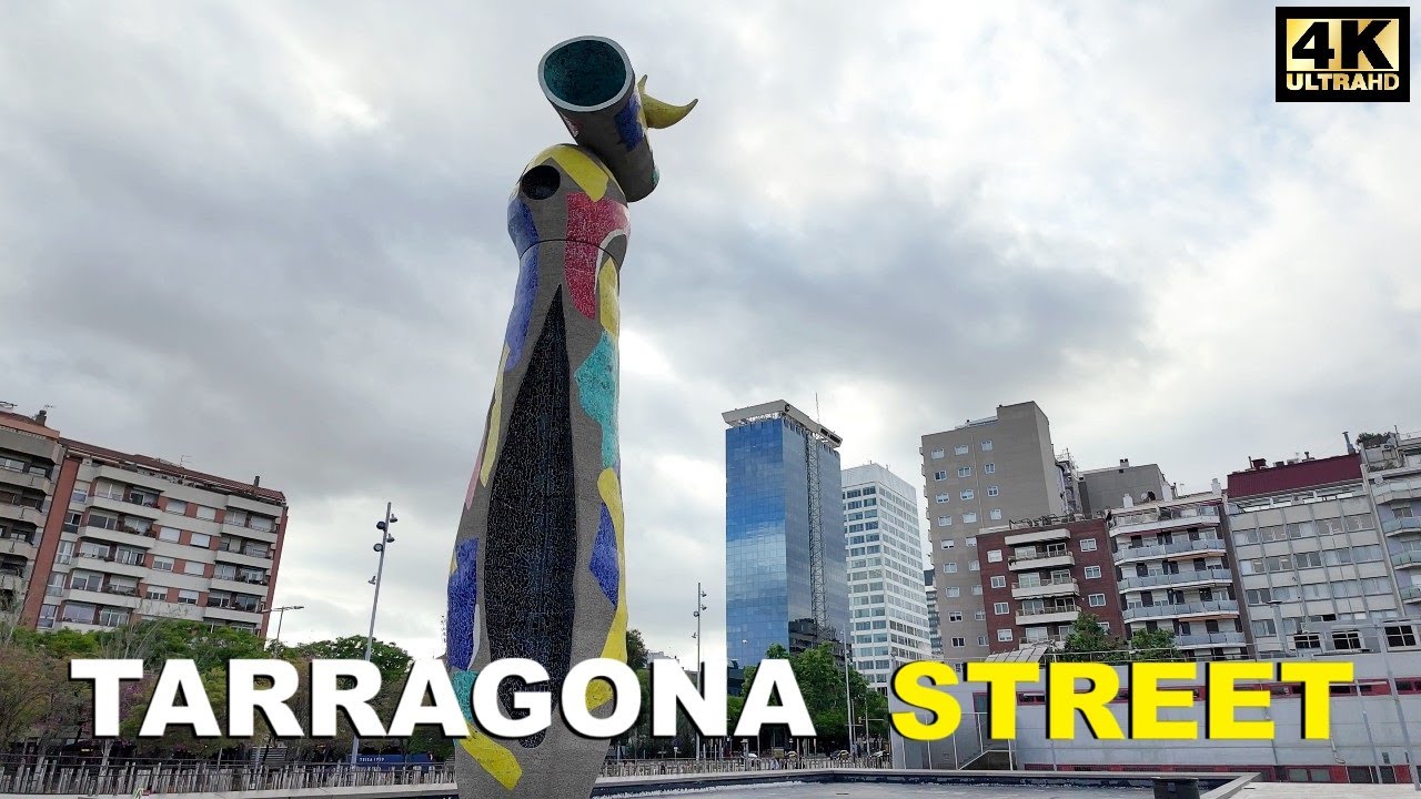 Descubre la Calle de los Rascacielos de Barcelona 2025 | Calle Tarragona | España [4K, 60ftps]