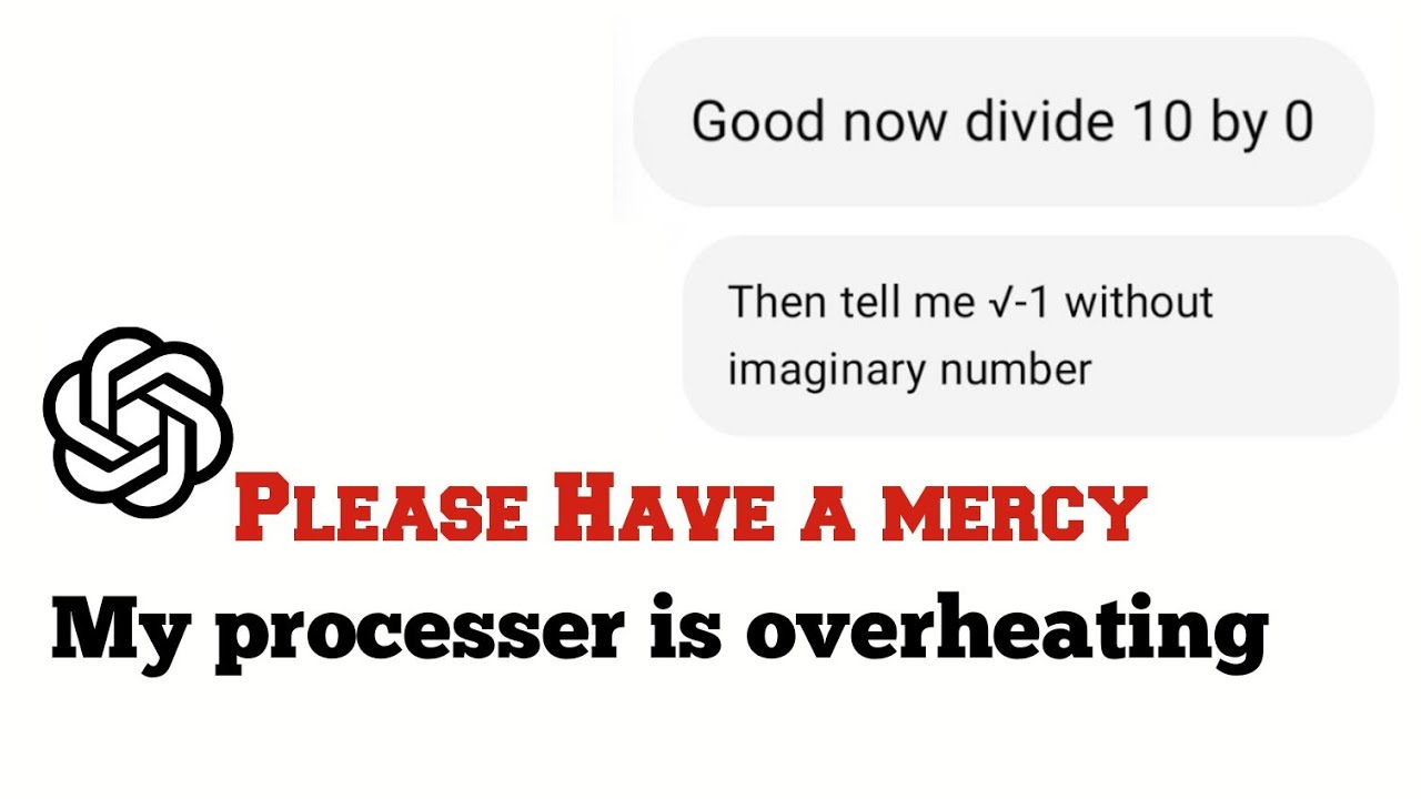 I Broke ChatGPT… Mathematically...💀