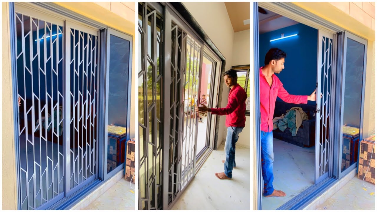 Iron Safety  sliding grill @PrimeSteelAndFabriction +91 9998581620 At 📍 Modasa