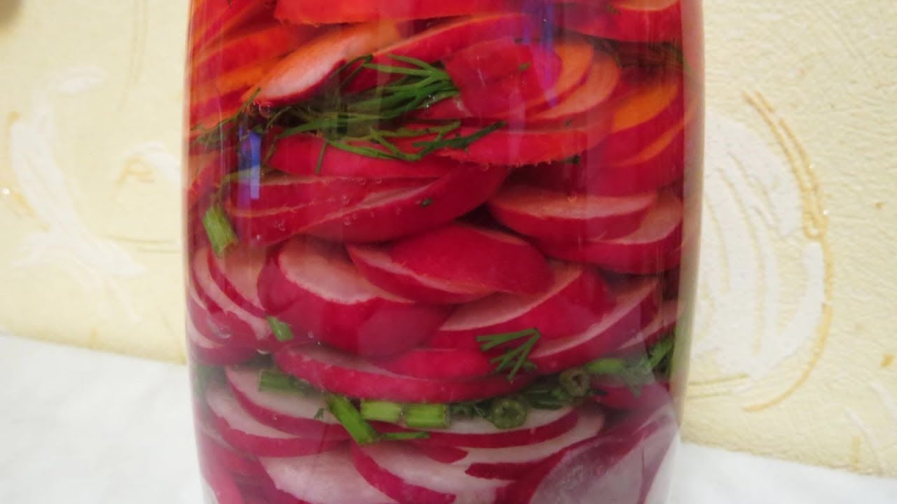 МАРИНОВАННАЯ РЕДИСКА. Вкуснейшая закуска!