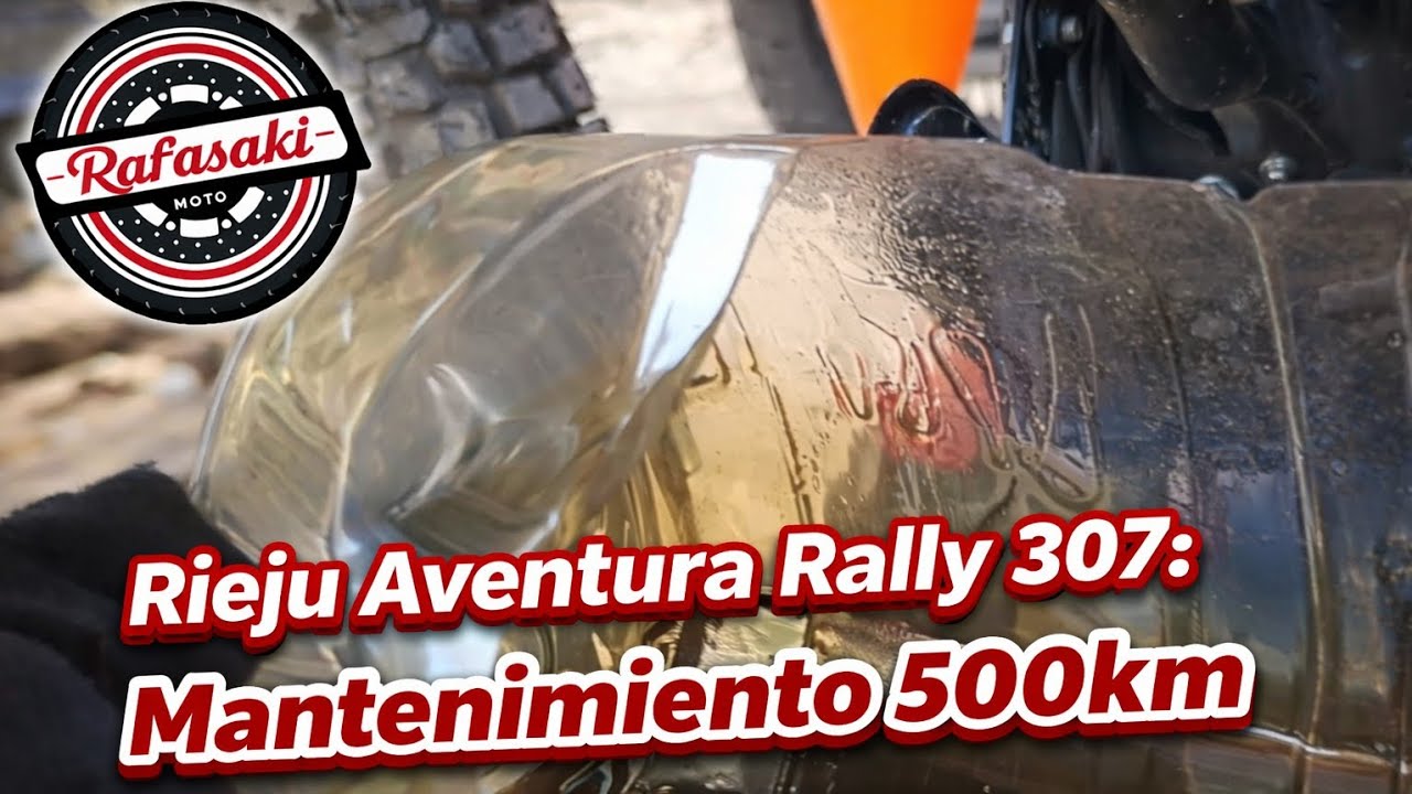 Rieju 307 Rally - Cambio aceite rodaje 500km
