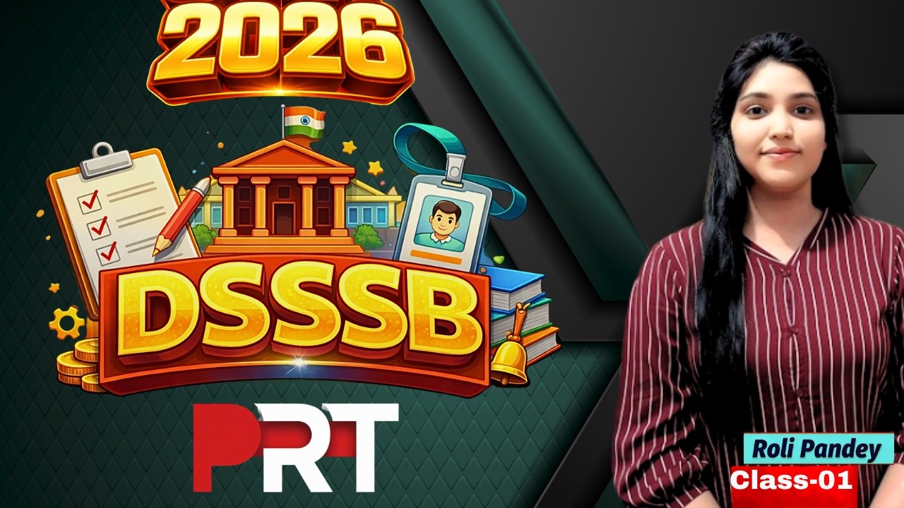 DSSSB PRT PART-B 2026 | SMART STRATEGY | PYQ + NIOS By Roli Pandey