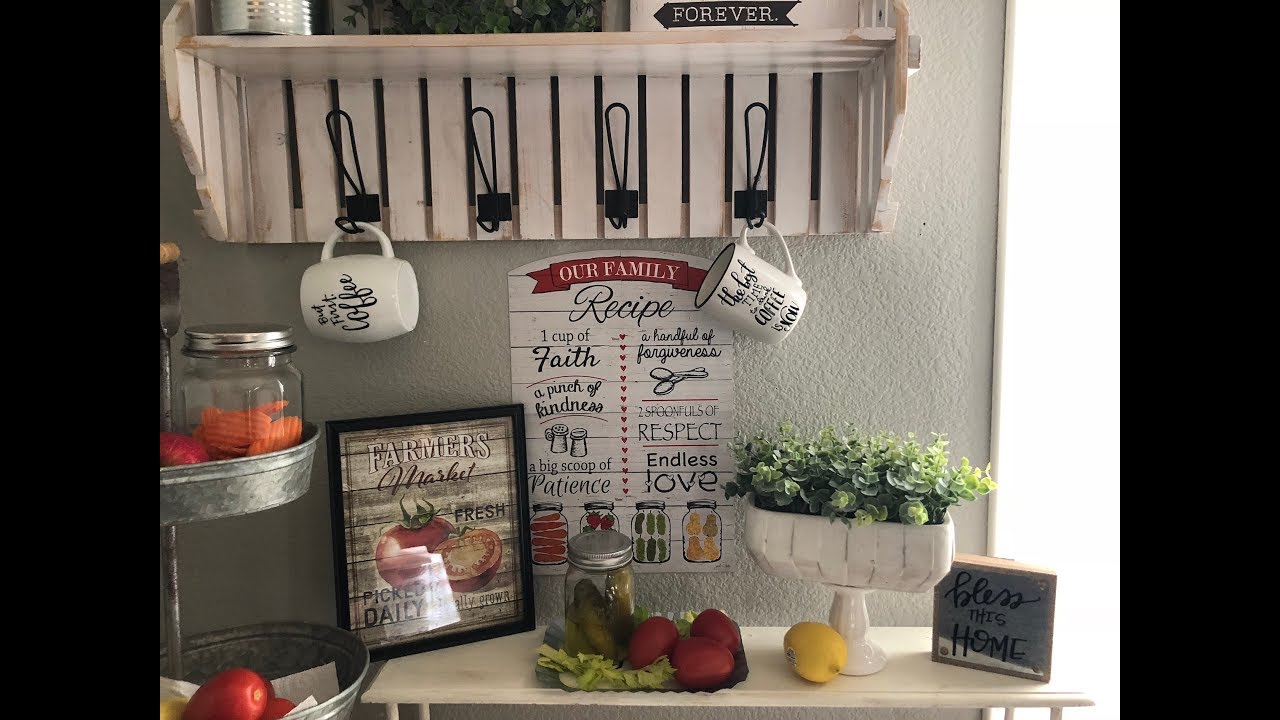 DOLLAR TREE FARMHOUSE FINDS 3-31-18🍅🥕🍯