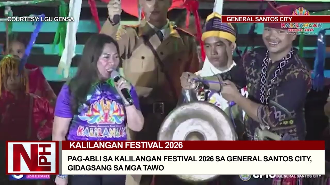 PAG ABLI SA KALILANGAN FESTIVAL 2026 SA GENERAL SANTOS CITY, GIDAGSANG SA MGA TAWO