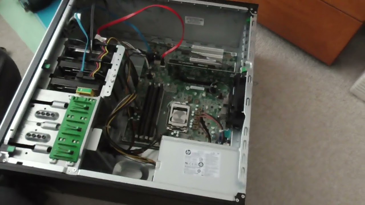 HP 8300 Elite CMT: замена процессора