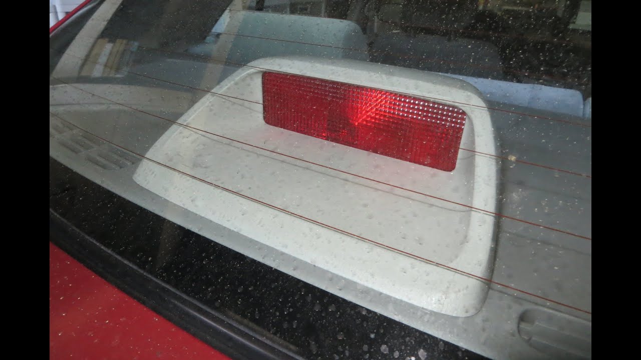 Mazda Protege 3rd Brake Light Bulb Replacement