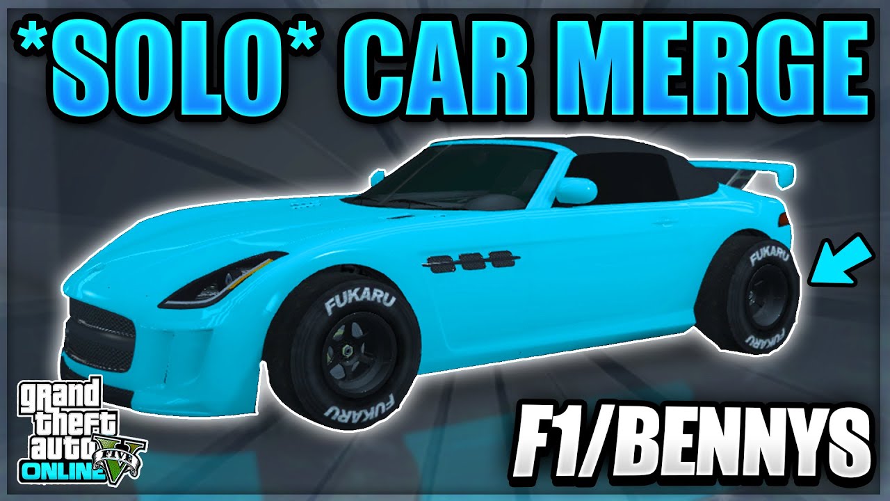 *SOLO* GTA 5 CAR MERGE GLITCH AFTER PATCH 1.66! GTA 5 F1/BENNY'S MERGE GLITCH! ALL CONSOLES