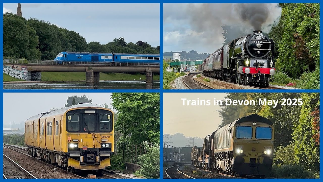 Trains in Devon May 2025