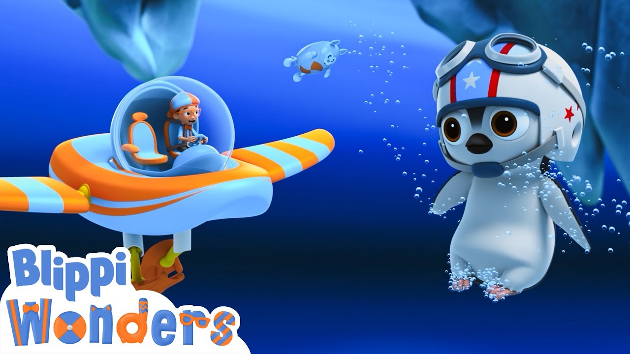 Penguenler 🐧 Blippi Türkçe - Çocuklar için Eğitici Videolar