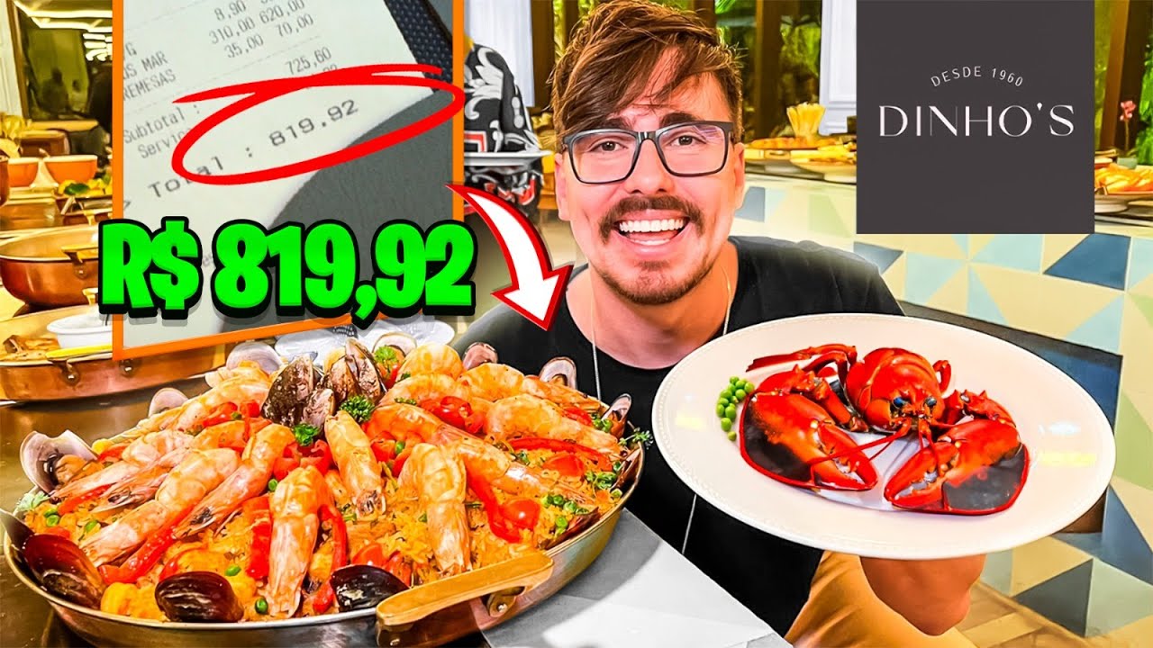 FESTIVAL DE FRUTOS DO MAR MAIS CARO DO BRASIL I Dinho´s EP.1