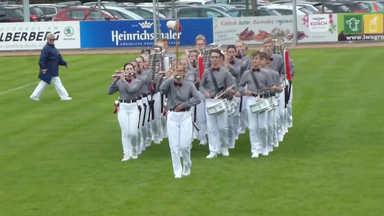Nachwuchszug Spielleute Kleinröhrsdorf  - 11. Radeberger Musikfest -  32. Sächsische LM 2022, 2/2