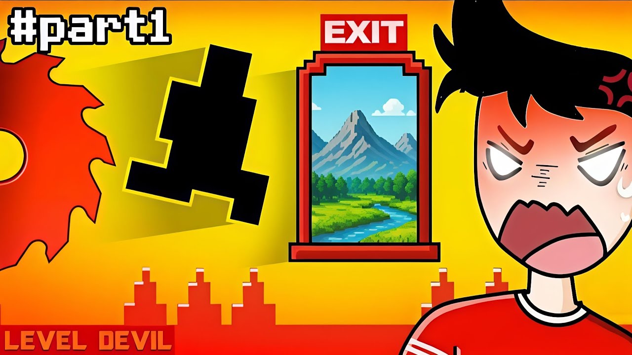 WORLD'S MOST TROLLING GAME 🙂|| #leveldevil #angrygaming #gameplayvideo #angrygaming @Hala.handmade 