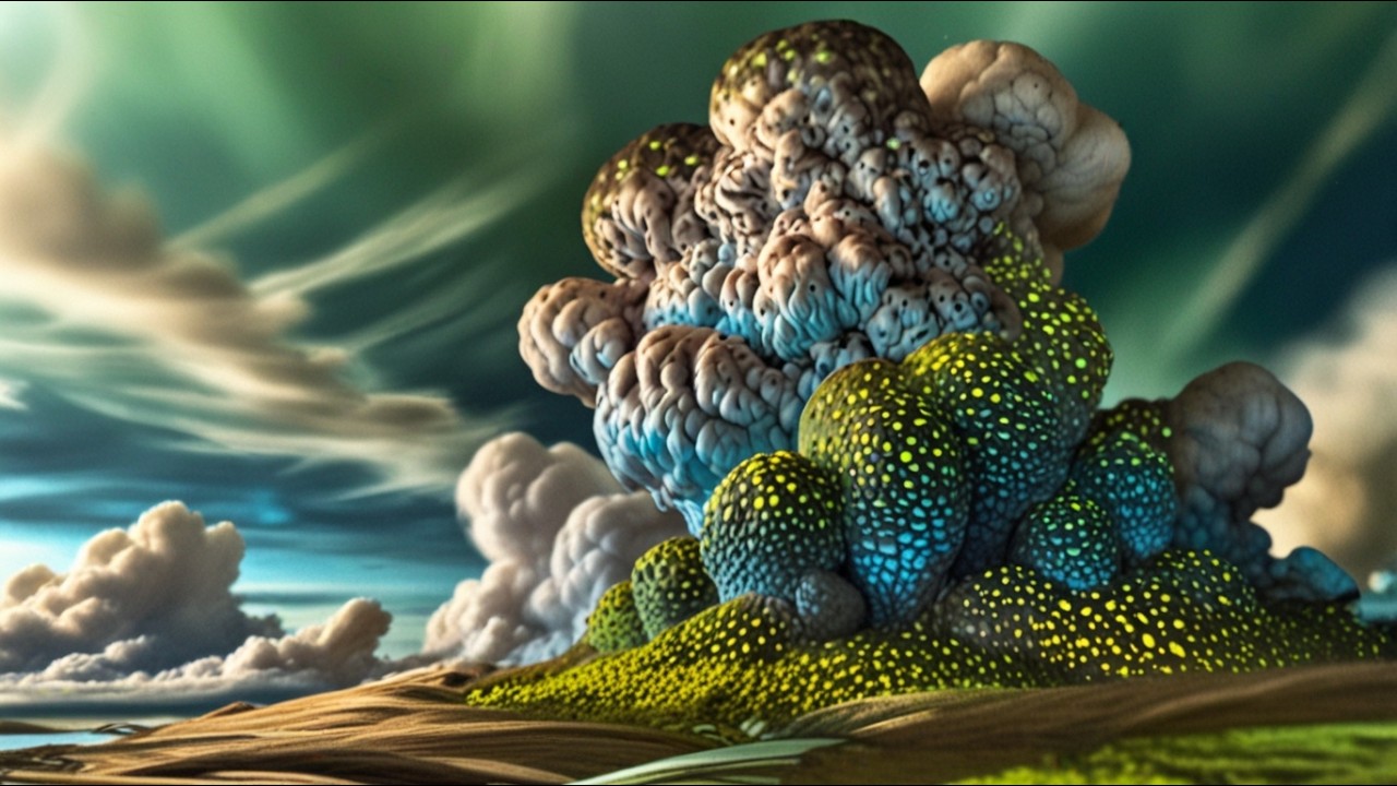 Relaxing surreal dreamy clouds | Cloudscapes from another dimension | Surreal art [ AI art