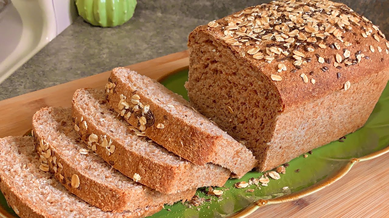 COMO HACER PAN 100% INTEGRAL casero húmedo delicioso .