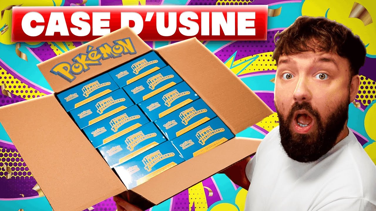 OPENING A POK&Eacute;MON BOX 90 POK&Eacute;MON FACTORY TRANSCENDENT HERO BOOSTERS 2.5