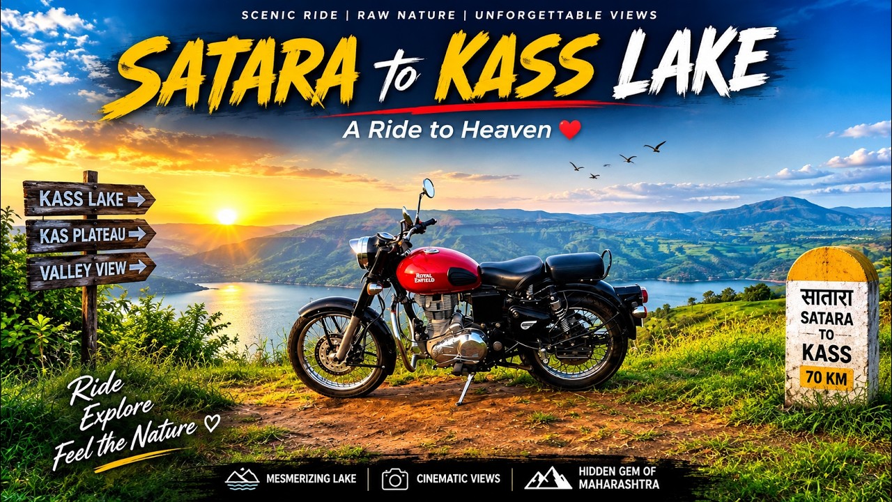 🏍️DAY 2 | Satara to Kaas The journey continues Beautiful Sahyadri roads & an unforgettable bike ride