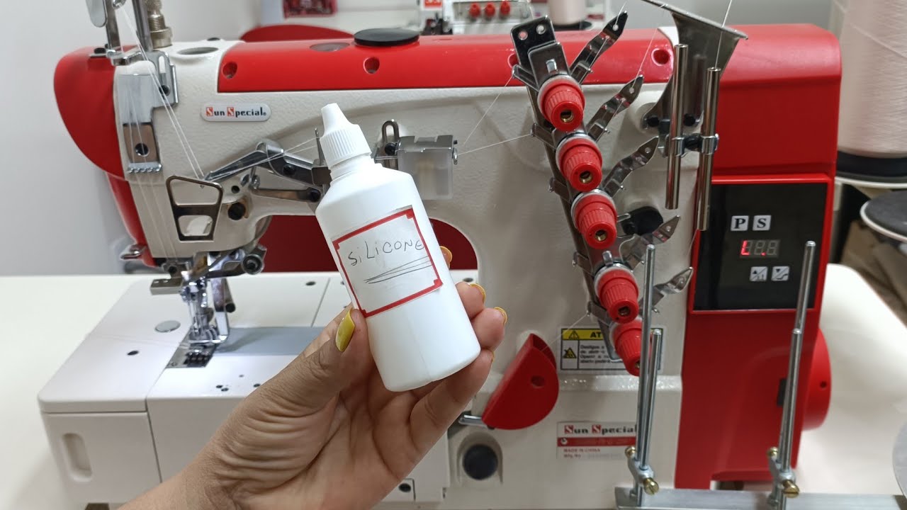 Silicone? Onde usar na minha máquina? #overlok #galoneira