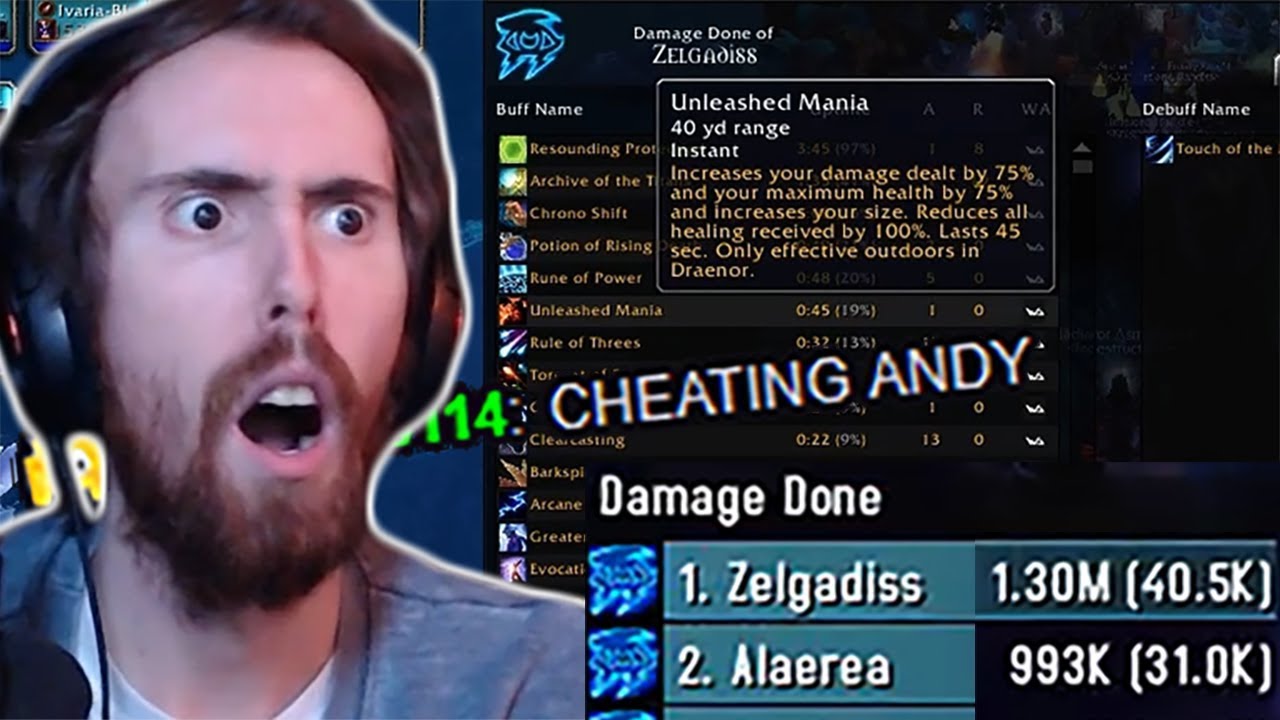 Asmongold Exposes Cheaters In Mage Damage Contest!