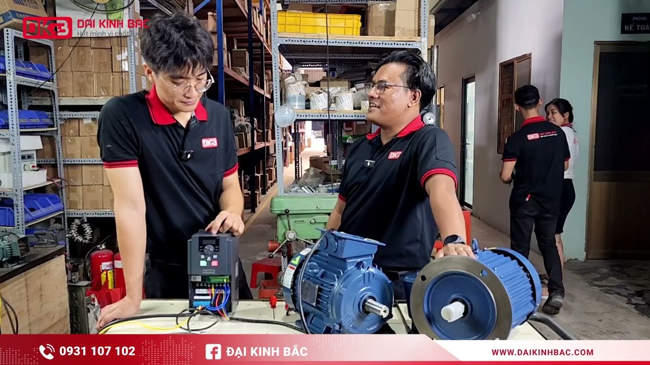 Hướng dẫn đấu motor điện phanh từ dùng qua biến tần