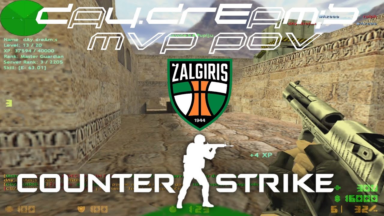 CS1.6 - De_Dust2 dAy.dreAm;s MVP POV - Niekas Taip Nešaudė Mirc'e #Specas-cs