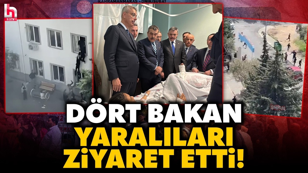 8 &ouml;ğrenci ve 1 &ouml;ğretmen yaşamını yitirdi: D&ouml;rt bakan, 20&rsquo;ye yakın yaralıyı ziyaret etti!