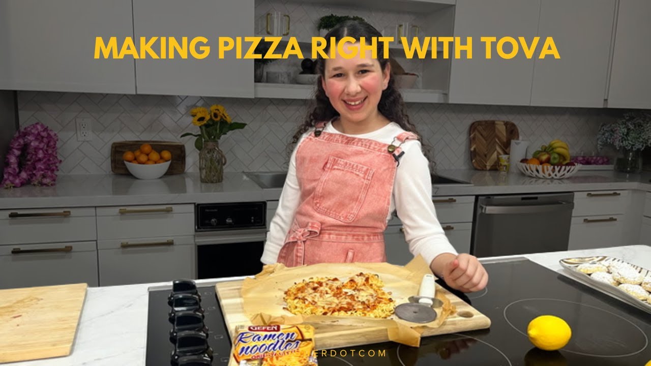 Tova's Ramen Spin on Pizza