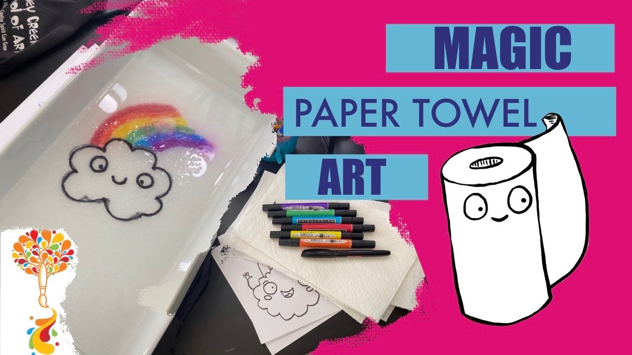 Magic Paper Towel Art