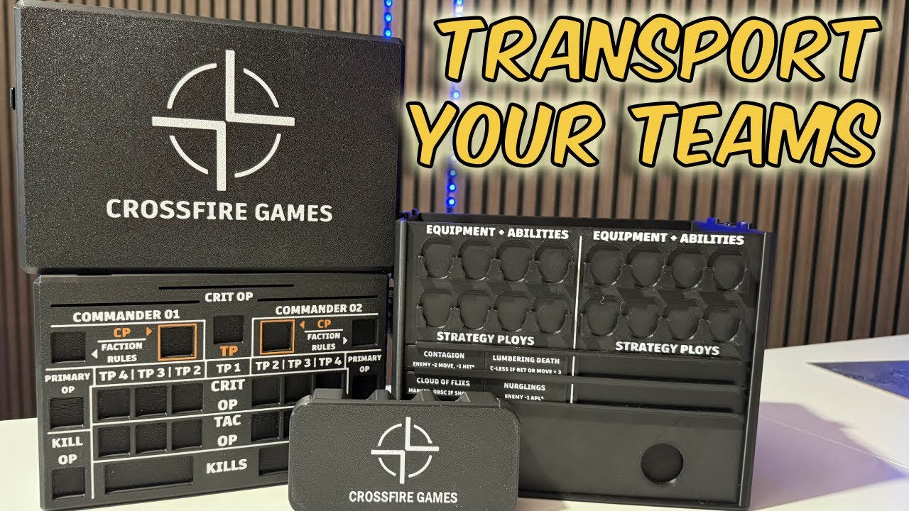The BEST Way To Transport Your Kill Teams (Crossfire Games BATTLE BOX)